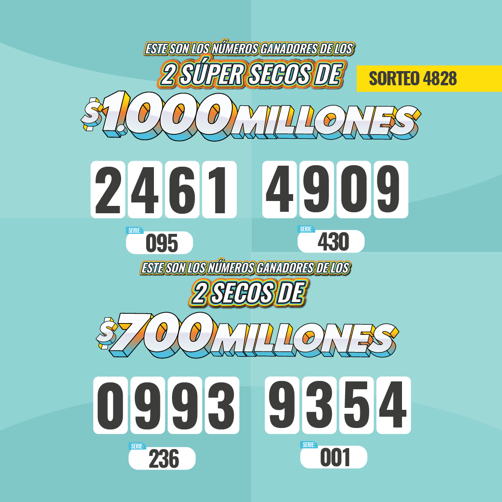 MOBILE SORTEO 4828 SECO 700 1000 MILLONES