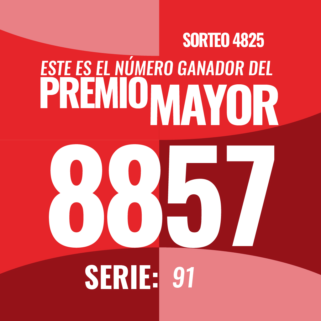 Mobile Premio mayor sorteo 4825 6 de marzo 2026
