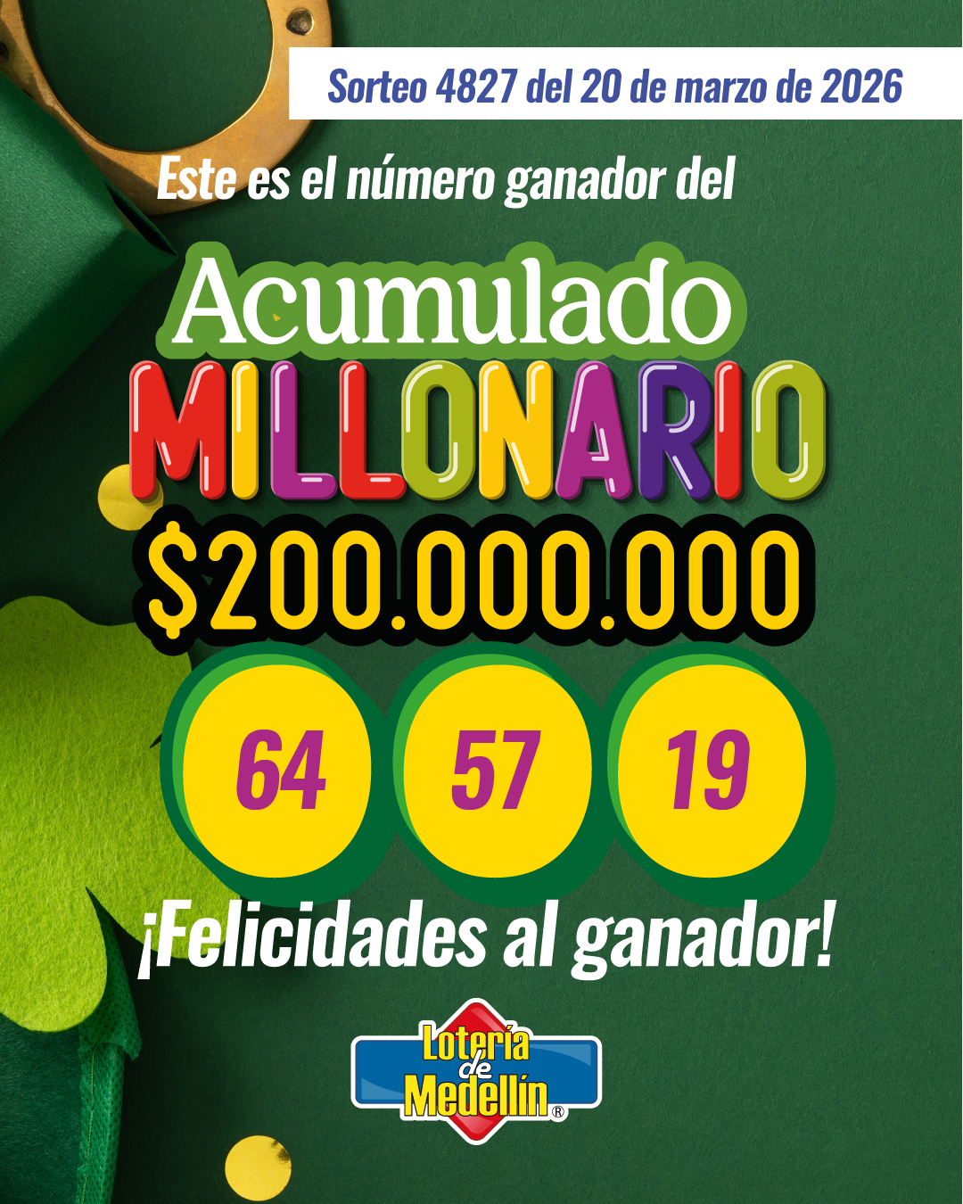 Sorte 4827 Mobile acumulado