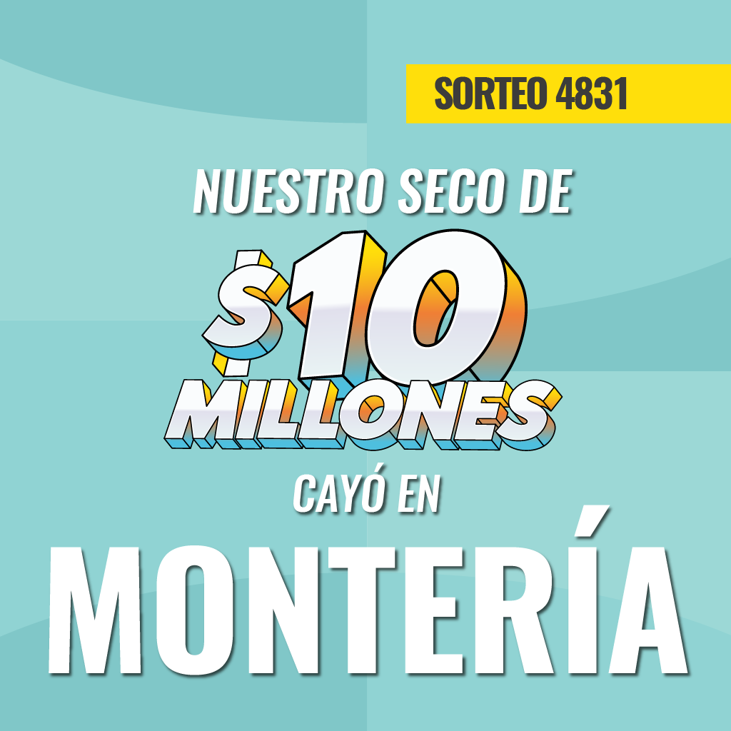 Mobile Cayó seco de 10 millones Sorteo 4831