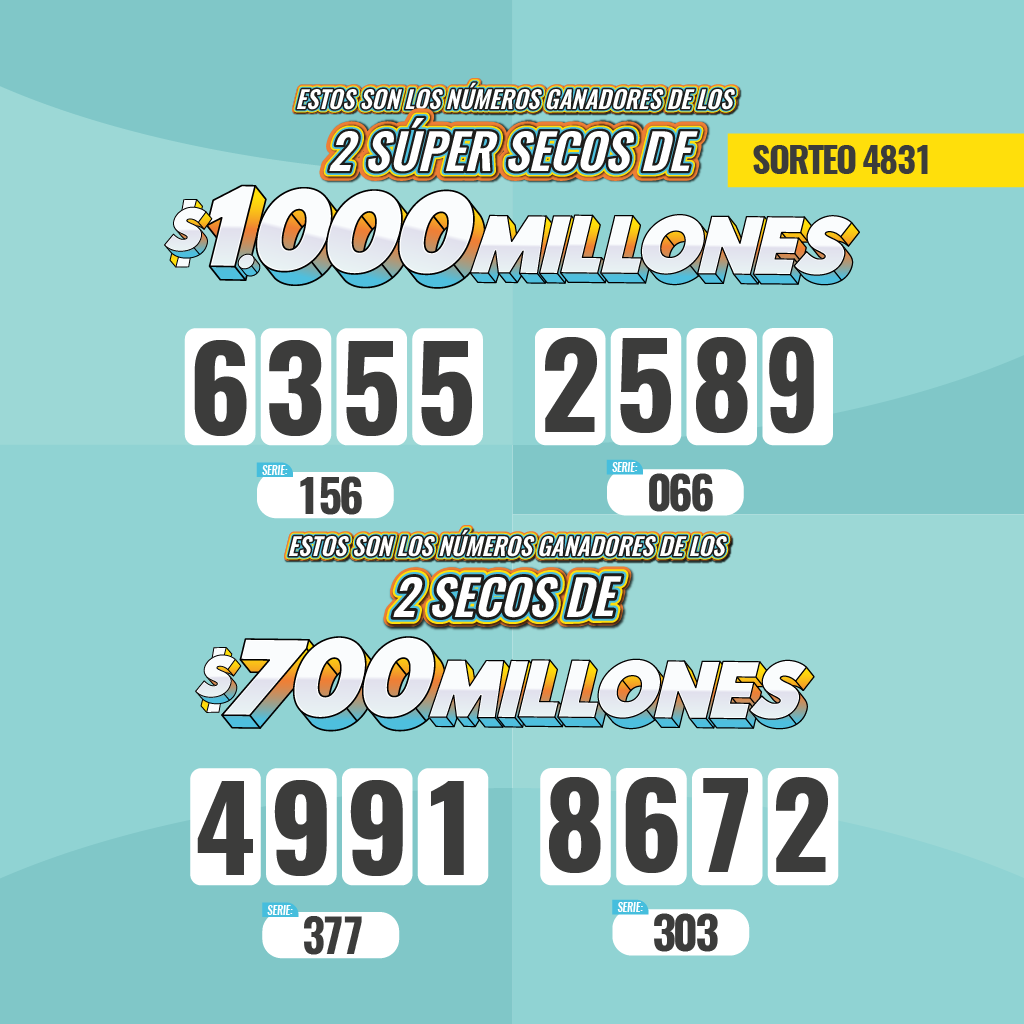 Mobile Premios Secos Sorteo 4831