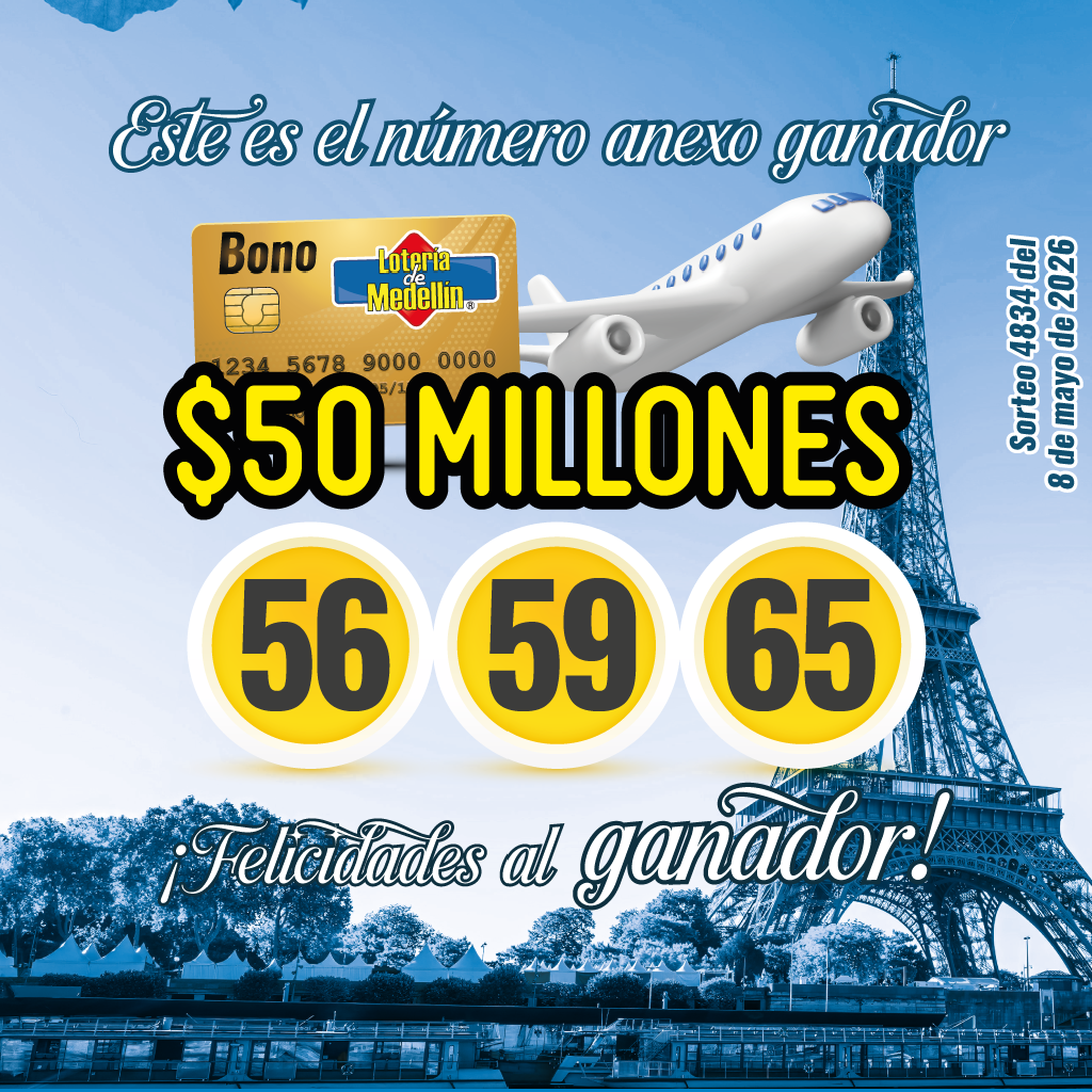 BONO VIAJE MAMÁ Sorteo 4834