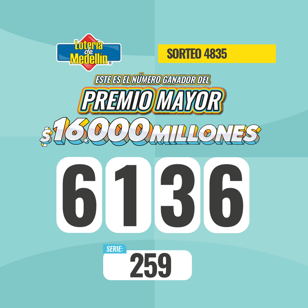 Mobile premio mayor sorteo 4835 15 de mayo