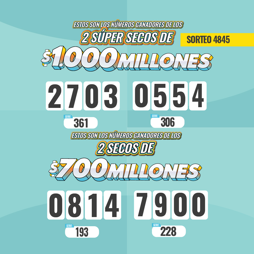 MOBILE SECOS 1000 Y 700 MILLONES SORTEO 4845