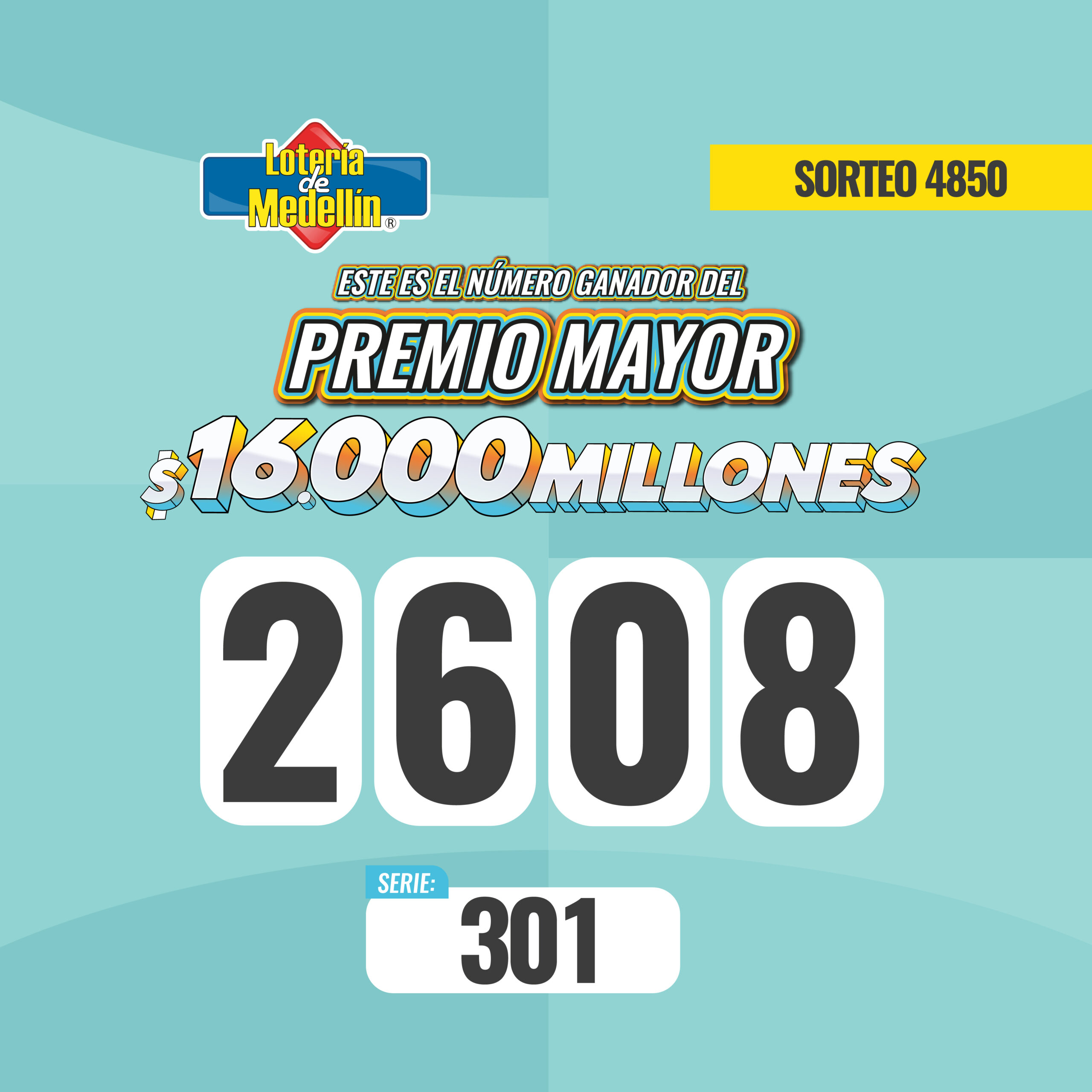 Mobile premio mayor sorteo 4850