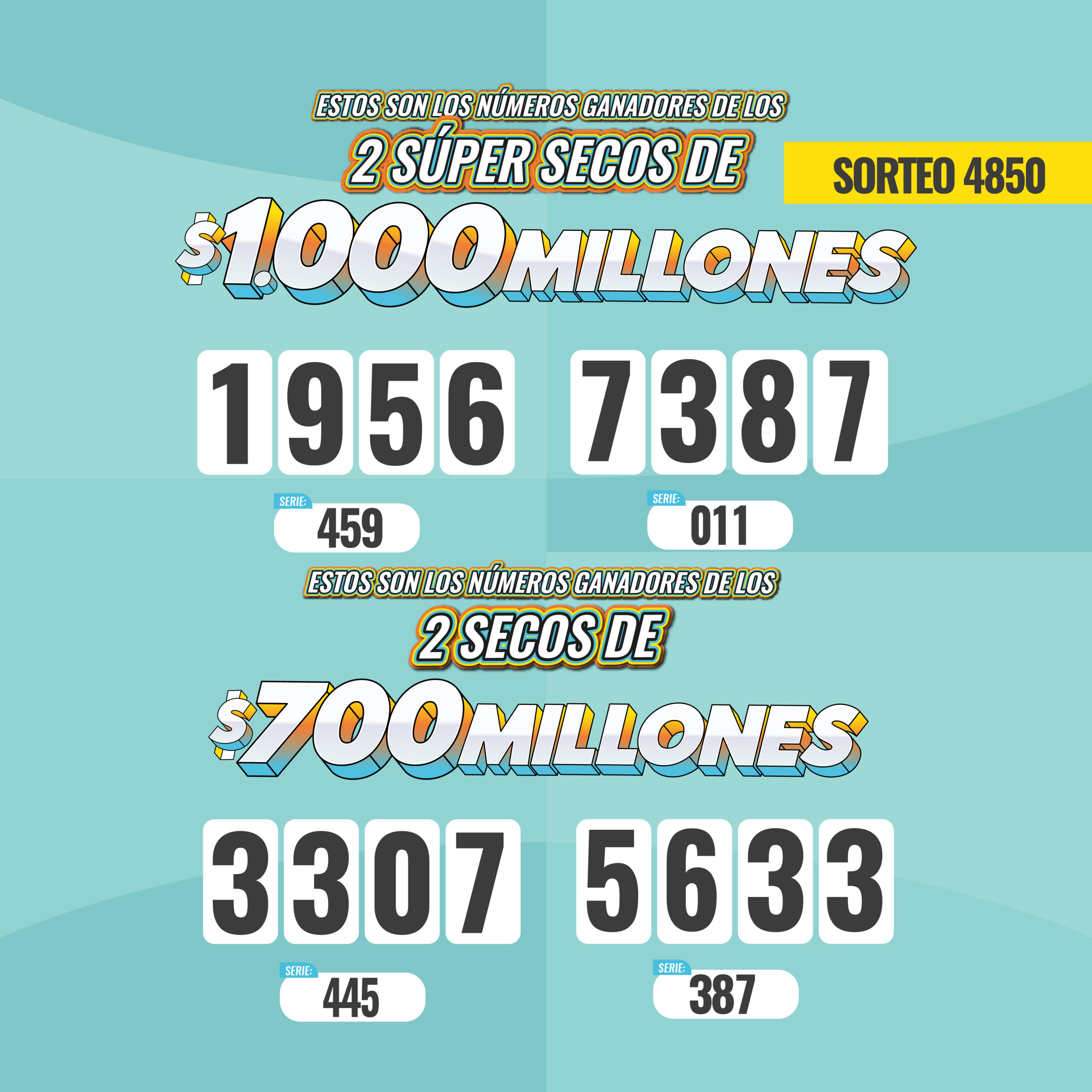 Mobile super secos sorteo 4850